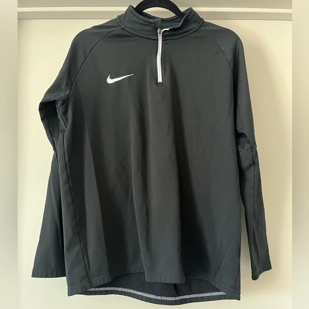 Nike | Men's Dri-Fit Training 1/2 Zip | Black/White | Large